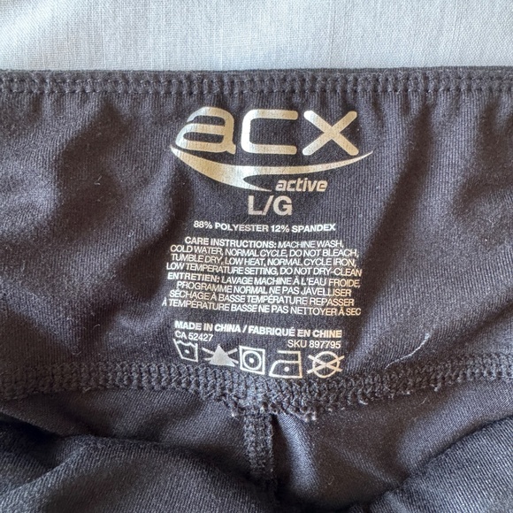 Womens Athletic Bottoms Bundle Lot of 2 Activewear Yoga Pants Size Large Fitness - Picture 9 of 12